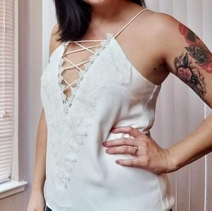 WAYF Nordstrom white blouse